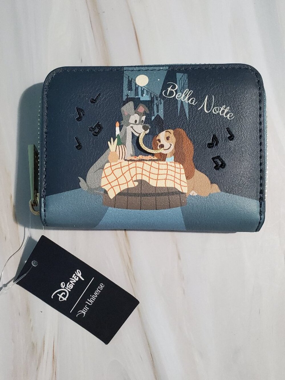 NWT Disney Lady & The Tramp Mini Cardholder Wallet